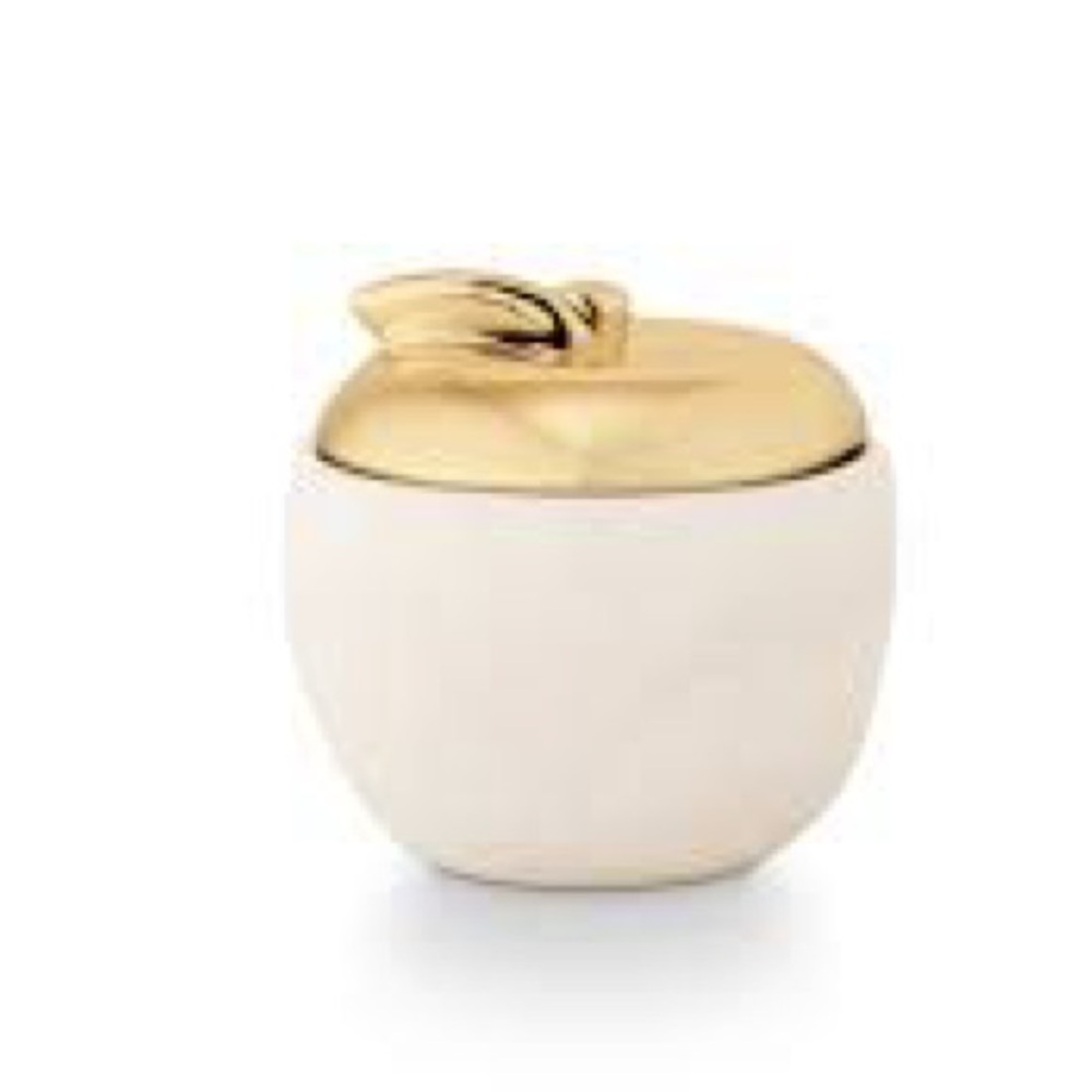 Tried & True Pumpkin Crabapple Ceramic Apple Candle 6.2 oz
